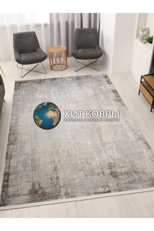 Турецкий ковер Mardin 27399 Серый-бежевый